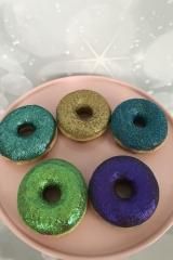 glitter donuts